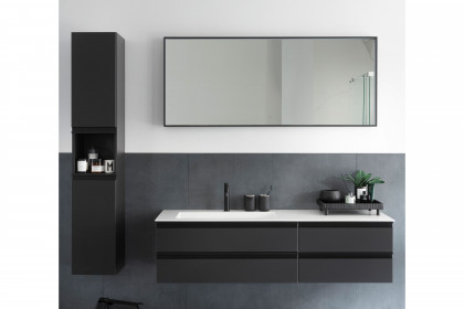 Bilbao von SCHÖNER WOHNEN - Badezimmer in Cosmos Grey matt