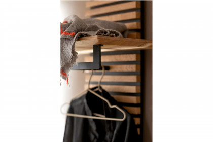 Yonna aus der SCHÖNER WOHNEN-Kollektion - Garderobe Lack weiß/ Kerneiche