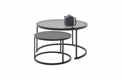 Chester von A Better Place - Couchtisch-Set mit Sicherheitsglastischplatte