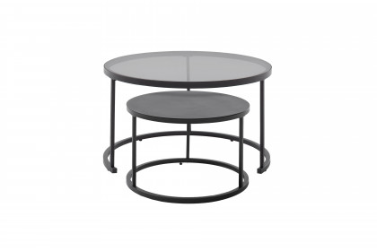 Chester von A Better Place - Couchtisch-Set mit Sicherheitsglastischplatte
