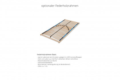 Milano von DONE.® - Polsterbett in Beige
