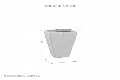 Milano von DONE.® - Polsterbett in Beige