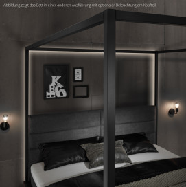 MR My Heaven von Musterring - Polster-Himmelbett KT2 anthrazit