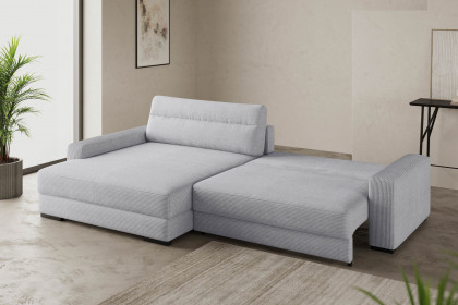 Marcello von Nova Via - Ecksofa links warm-grey