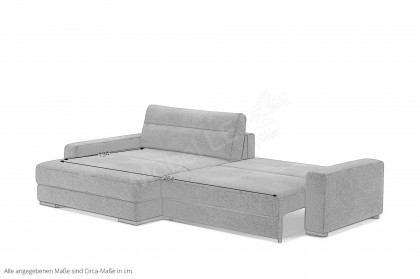 Marcello von Nova Via - Ecksofa links warm-grey