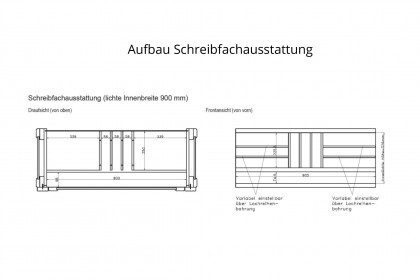 Village von SCHÖNER WOHNEN - Home-Office-Schrank in Lack berry