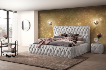 Arian Deluxe von DONE.® - Polsterbett in Silver