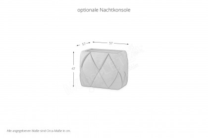 Arian Deluxe von DONE.® - Polsterbett in Silver