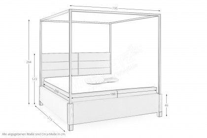 MR My Heaven von Musterring - Polster-Himmelbett KT1 rot