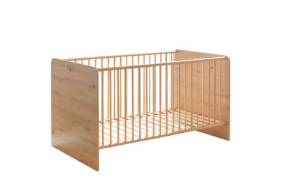 Birta von BEGABINO - Babybett Eiche Artisan Nachbildung
