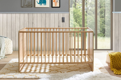 Birta von BEGABINO - Babybett Eiche Artisan Nachbildung