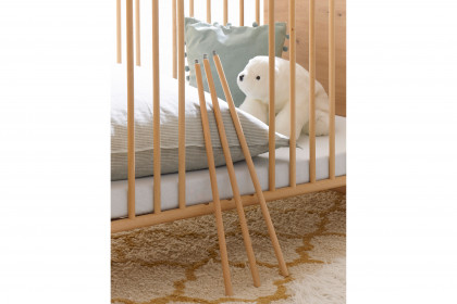 Birta von BEGABINO - Babybett Eiche Artisan Nachbildung