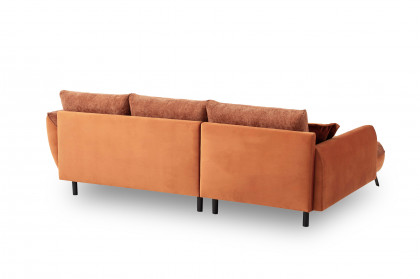 Bellini-LE25 von Exxpo - Ecksofa links rust