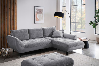 Bellini-LE25 von Exxpo - Ecksofa rechts grey-light-grey