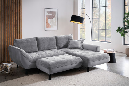 Bellini-LE25 von Exxpo - Ecksofa rechts grey-light-grey