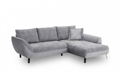 Bellini-LE25 von Exxpo - Ecksofa rechts grey-light-grey