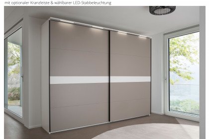 Multiline von SCHÖNER WOHNEN - Schrank mit Schwebetüren und Bauchbinde