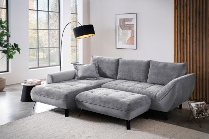 Bellini-LE25 von Exxpo - Ecksofa links hellbraun-beige