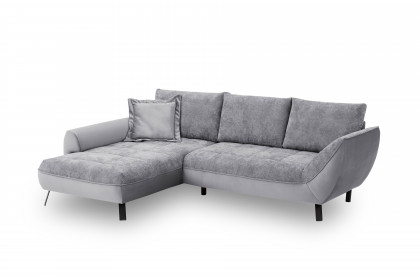 Bellini-LE25 von Exxpo - Ecksofa links hellbraun-beige