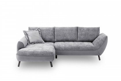 Bellini-LE25 von Exxpo - Ecksofa links hellbraun-beige