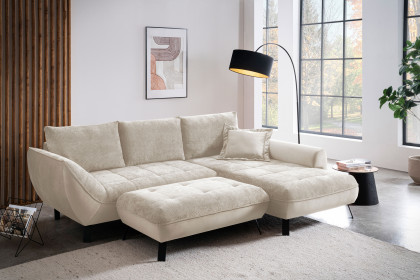 Bellini-LE25 von Exxpo - Ecksofa Variante rechts sand-beige