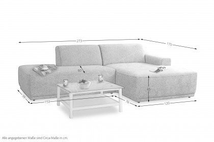 Ibero von Matex - Ecksofa orange