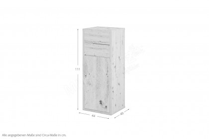 Big Profi Office von Mäusbacher - schmaler Aktenschrank mit Schubkästen & Tür