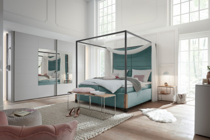 MR My Heaven von Musterring - Polster-Himmelbett KT2 petrol