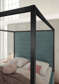 MR My Heaven von Musterring - Polster-Himmelbett KT2 petrol