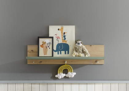 Birta von BEGABINO - Babyzimmer-Set Eiche Artisan - salbeigrün