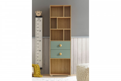 Birta von BEGABINO - Babyzimmer-Set Eiche Artisan - salbeigrün