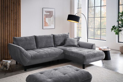 Bellini-LE25 von Exxpo - Ecksofa Variante rechts anthrazit-graphite