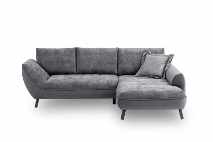 Bellini-LE25 von Exxpo - Ecksofa Variante rechts anthrazit-graphite