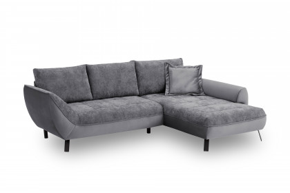 Bellini-LE25 von Exxpo - Ecksofa Variante rechts anthrazit-graphite