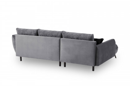 Bellini-LE25 von Exxpo - Ecksofa Variante links anthrazit-graphite
