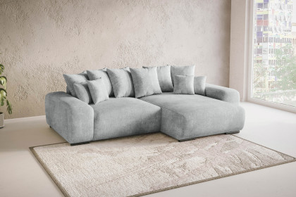 Glamour de Luxe II von Nova Via - Eckcouch rechts silver