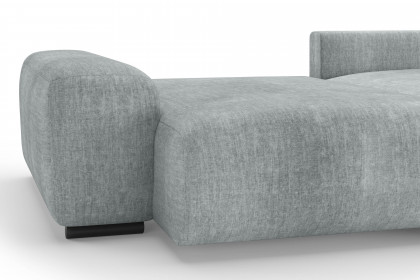 Glamour de Luxe II von Nova Via - Eckcouch rechts silver