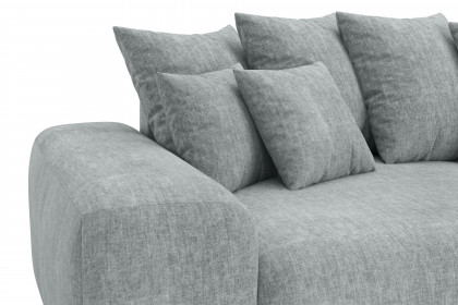 Glamour de Luxe II von Nova Via - Eckcouch rechts silver