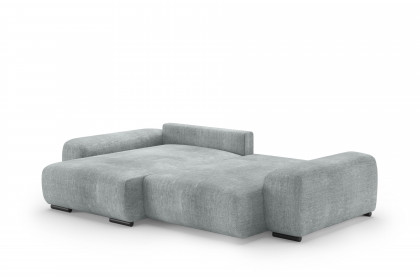 Glamour de Luxe II von Nova Via - Eckcouch links silver