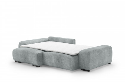 Glamour de Luxe II von Nova Via - Eckcouch links silver