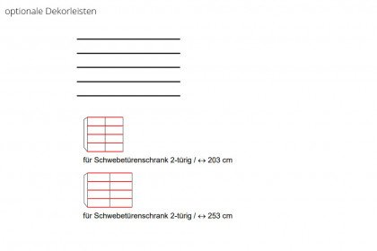 Slideline von JUTZLER - Schwebetürenschrank ca. 250 cm breit schwarz - salbei