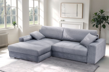 Larnaca von Exxpo - Ecksofa links grey-light-denim