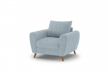 Blackburn II von Nova Via - Polstersofa links blue-grey