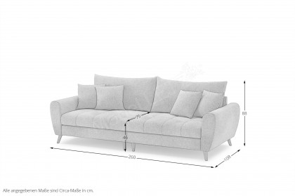 Blackburn II von Nova Via - XXL-Sofa flamingo