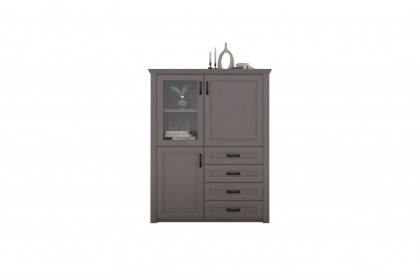 Move-living von Wehrsdorfer - Highboard in Lack graphit