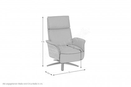 8297 von Hjort Knudsen - Relax-Sessel antracite