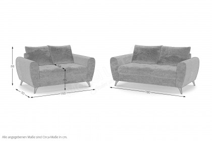 Blackburn II von Nova Via - Polster-Ensemble stone