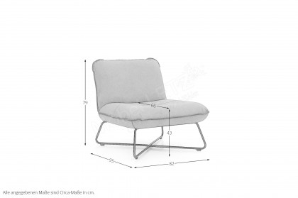 MR 2986 von Musterring - Sessel blush