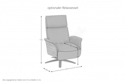 2066 von Hjort Knudsen - Eckcouch grey