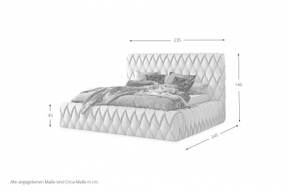 Arian Deluxe von DONE.® - Polsterbett in Cream